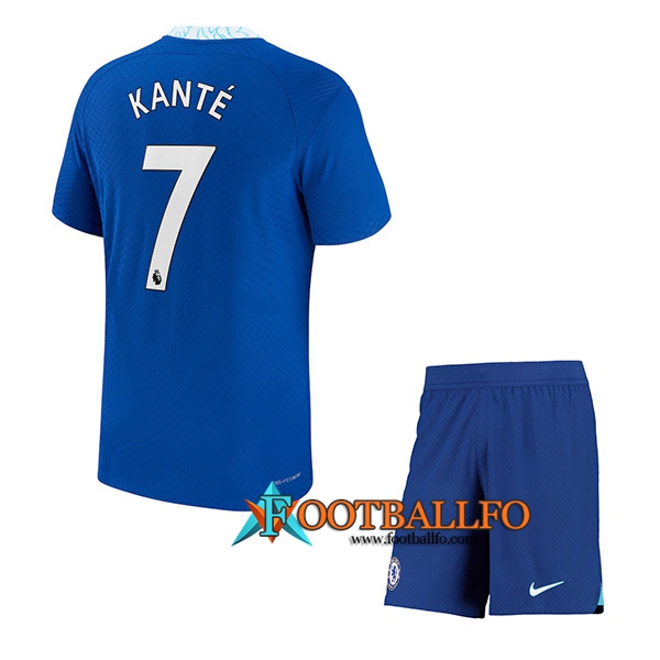 Camisetas De Futbol FC Chelsea (KANTÉ #7) Ninos Primera 2022/23
