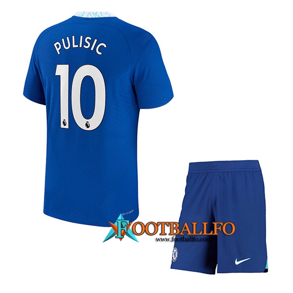 Camisetas De Futbol FC Chelsea (PULISIC #10) Ninos Primera 2022/23