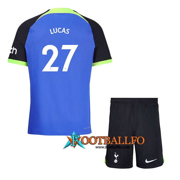 Camisetas De Futbol Tottenham Hotspur (LUCAS #27) Ninos Segunda 2022/23