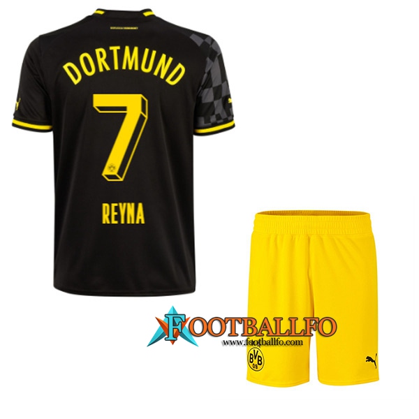 Camisetas De Futbol Dortmund BVB (REYNA #7) Ninos Segunda 2022/23