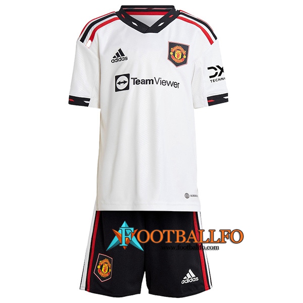 Nueva Camisetas De Futbol Manchester United Ninos Segunda 2022/2023