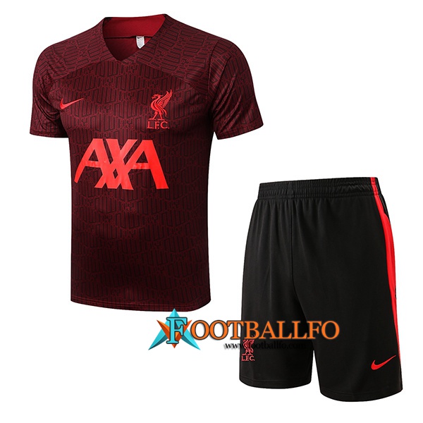 Camiseta Entrenamiento + Cortos FC Liverpool Brun 2022/2023