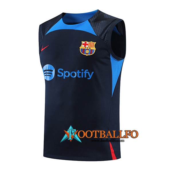 Chalecos De Futbol FC Barcelona Azul Marin 2022/2023