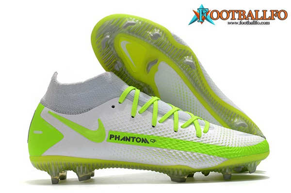 Nike Botas De Fútbol Phantom GT Elite Dynamic Fit FG Blanco/Verde