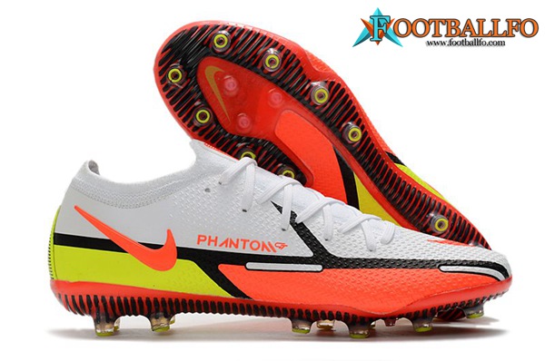 Nike Botas De Fútbol Phantom GT Elite AG-PRO Blanco/Naranja