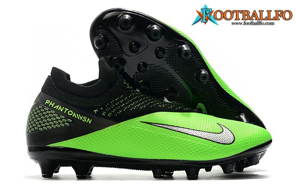 Nike Botas De Fútbol Phantom VSN 2 Elite DF AG-PRO Negro/Verde