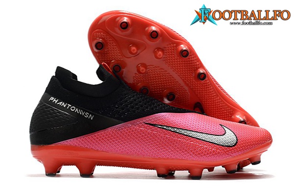 Nike Botas De Fútbol Phantom VSN 2 Elite DF AG-PRO Negro/Rosa