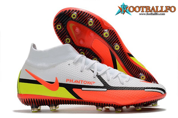 Nike Botas De Fútbol Phantom GT Elite Dynamic Fit AG-PRO Blanco/Naranja