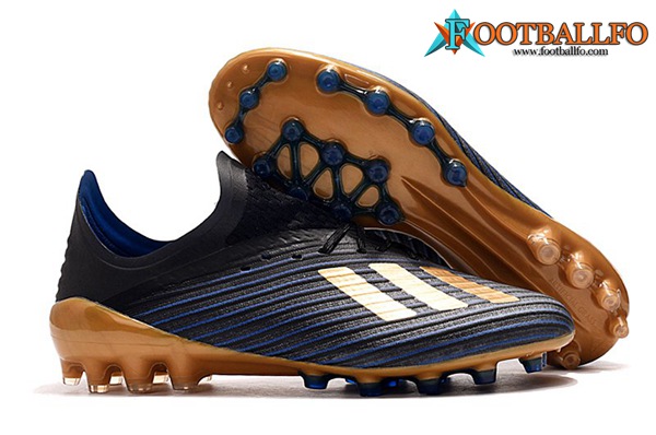 Adidas Botas De Fútbol X 19.1 AG Negro/Azul