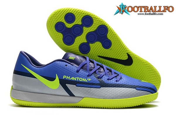 Nike Botas De Fútbol React Phantom GT2 Pro IC Azul
