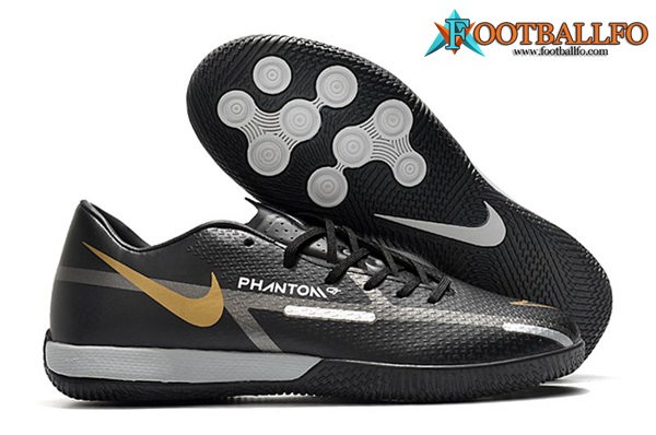 Nike Botas De Fútbol React Phantom GT2 Pro IC Negro