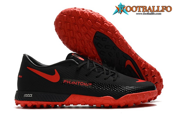 Nike Botas De Fútbol React Phantom GT Pro TF Negro
