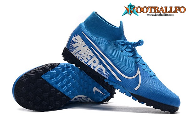 Nike Botas De Fútbol Mercurial Superfly 7 Elite MDS TF Azul