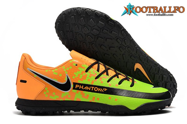 Nike Botas De Fútbol Phantom GT Club TF Naranja/Verde