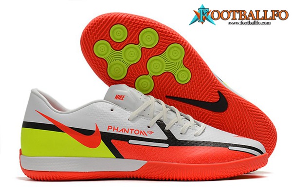 Nike Botas De Fútbol React Phantom GT2 Pro IC Naranja/Blanco