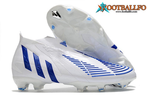 Adidas Botas De Fútbol Predator Edge+ FG Blanco/Azul