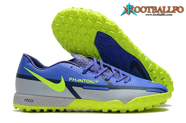 Nike Botas De Fútbol React Phantom GT2 Pro TF Azul