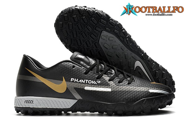 Nike Botas De Fútbol React Phantom GT2 Pro TF Negro