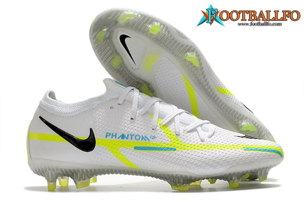 Nike Botas De Fútbol Phantom GT2 Elite FG White Blanco/Verde