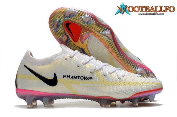 Nike Botas De Fútbol Phantom GT2 Elite FG Blanco