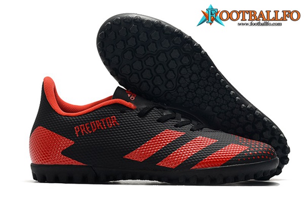 Adidas Botas De Fútbol Predator 20.4 TF Sale Negro/Rojo