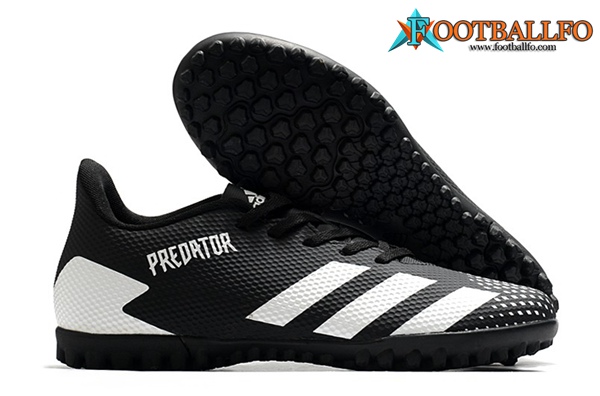 Adidas Botas De Fútbol Predator 20.4 TF Sale Negro/Blanco