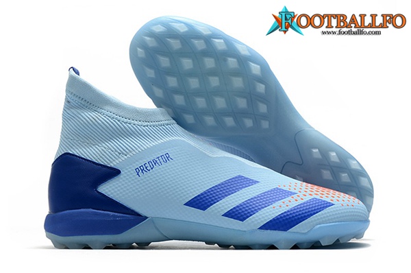 Adidas Botas De Fútbol Predator 20.3 Laceless TF Azul Claro