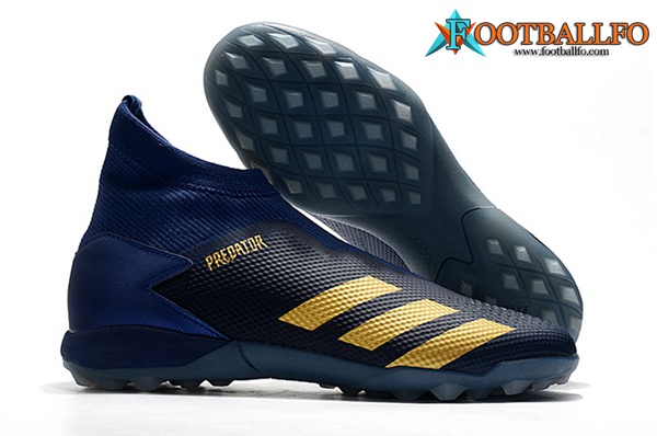 Adidas Botas De Fútbol Predator 20.3 Laceless TF Azul Oscuro