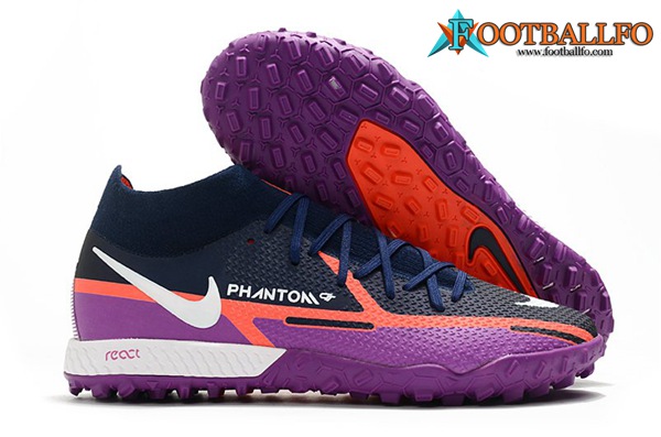 Nike Botas De Fútbol Phantom GT Pro TF Violeta/Azul