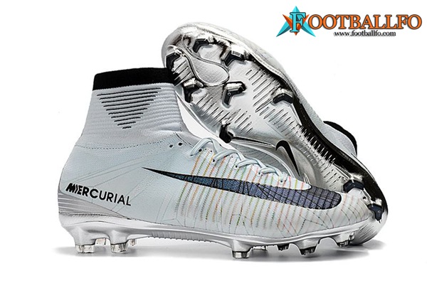 Nike Botas De Fútbol Mercurial Superfly V CR7“Melhor” FG Azul Claro