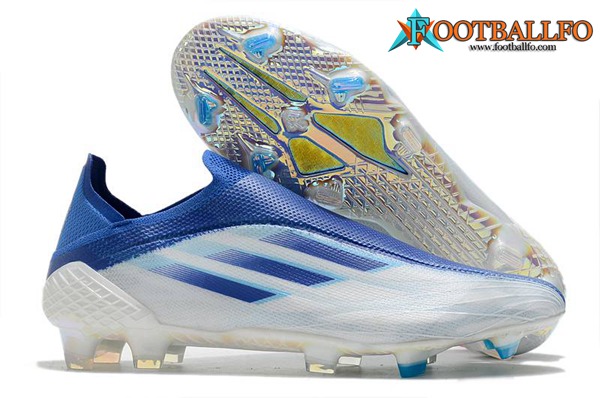 Adidas Botas De Fútbol X Speedflow+ FG Azul/Blanco