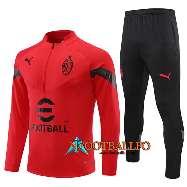 Chandal Equipos De Futbol AC Milan Rojo 2022/2023