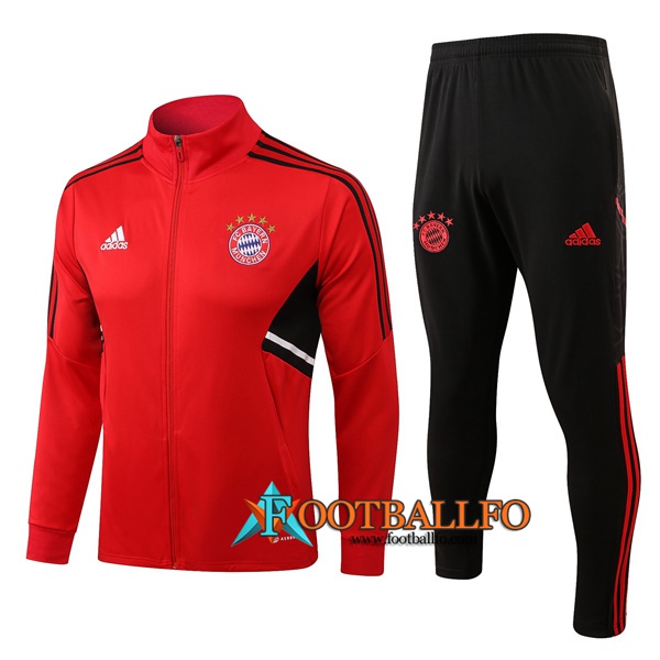 Chandal Equipos De Futbol - Chaqueta Bayern Munich Rojo 2022/2023
