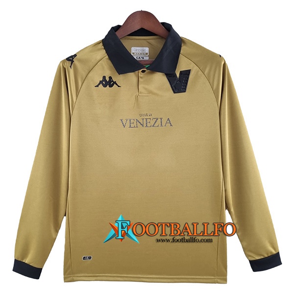 Nueva Camisetas De Futbol Venezia FC Amarillo Manga Largas 2022/2023