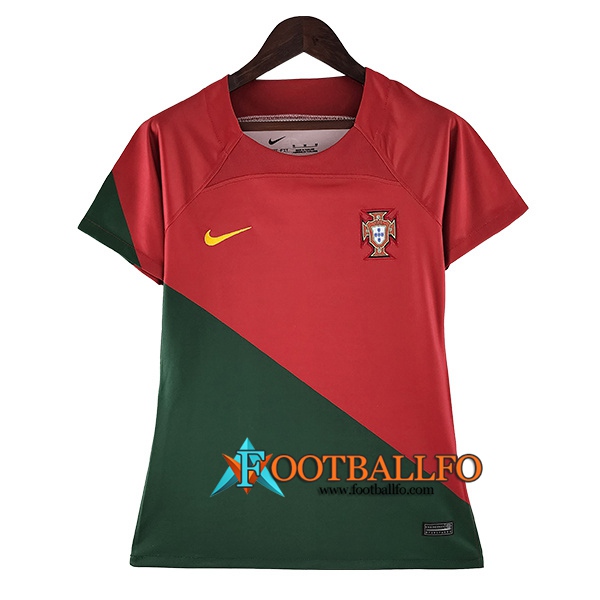 Camisetas De Futbol Portugal Mujer Primera 2022/2023