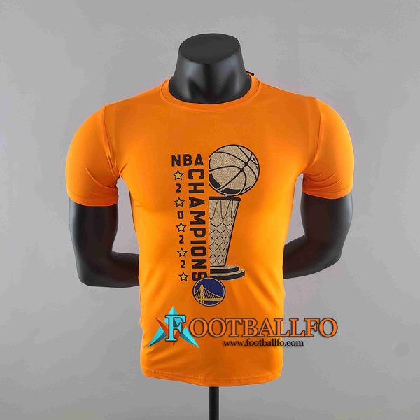 NBA Golden State Warriors T-Shirt Naranja #K000217