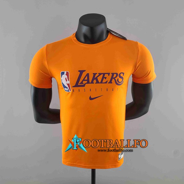 NBA Los Angeles Lakers T-Shirt Naranja #K000220