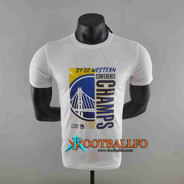 NBA Golden State Warriors T-Shirt Blanco #K000224