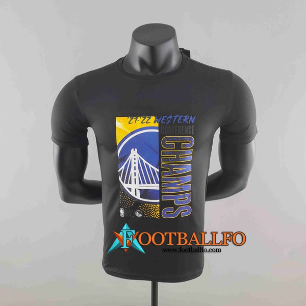 NBA Golden State Warriors T-Shirt Negro #K000223