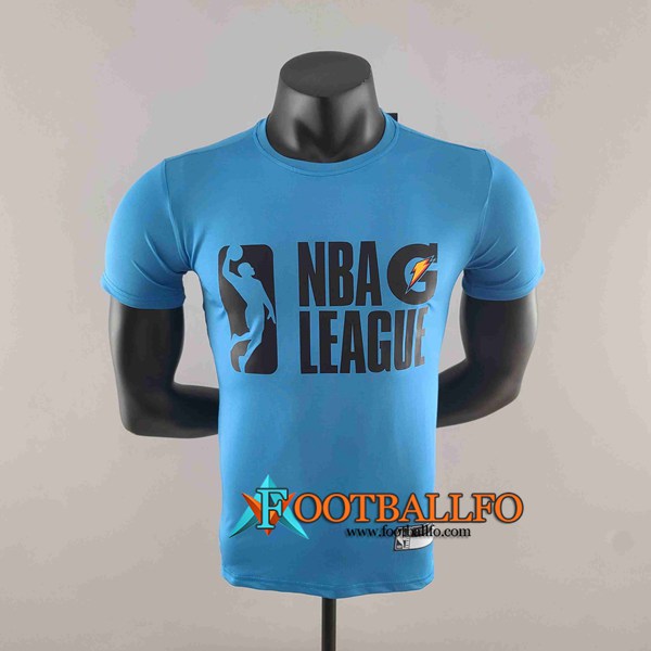 NBA T-Shirt Negro Azul #K000226