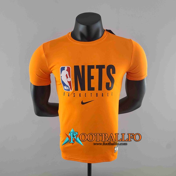 NBA T-Shirt Negro Naranja #K000229