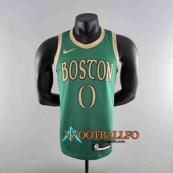 Camisetas Boston Celtics (TATUM #0) 2020 Verde City Edition