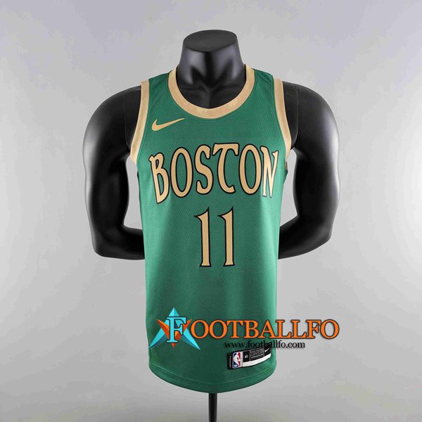 Camisetas Boston Celtics (IRVING #11) 2020 Verde City Edition