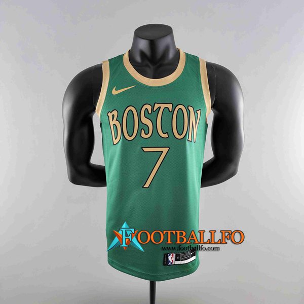 Camisetas Boston Celtics (BROWN #7) 2020 Verde City Edition