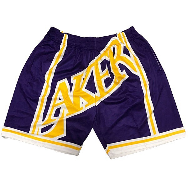 Cortos NBA Los Angeles Lakers Violeta