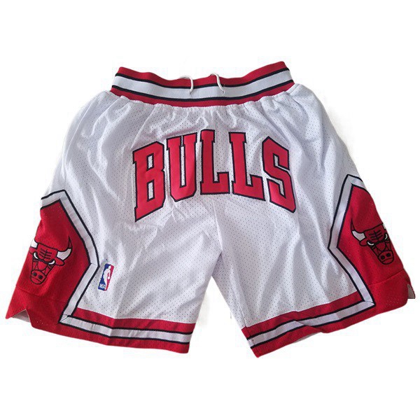 Cortos NBA Chicago Bulls Blanco