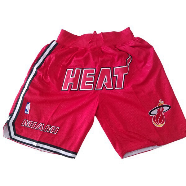 Cortos NBA Miami Heat Rojo