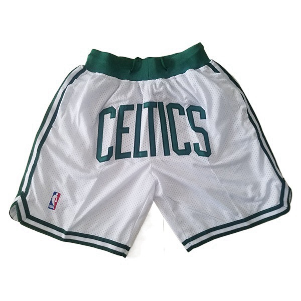 Cortos NBA Boston Celtics Blanco