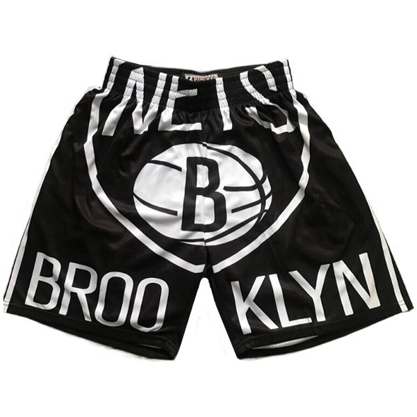 Cortos NBA Brooklyn Nets Negro