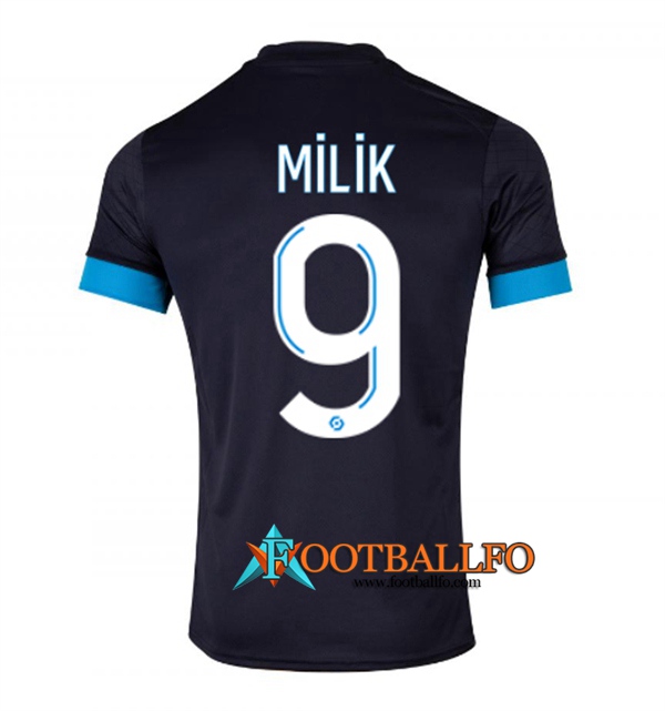 Camisetas De Futbol Marsella (MILIK #9) 2022/2023 Segunda